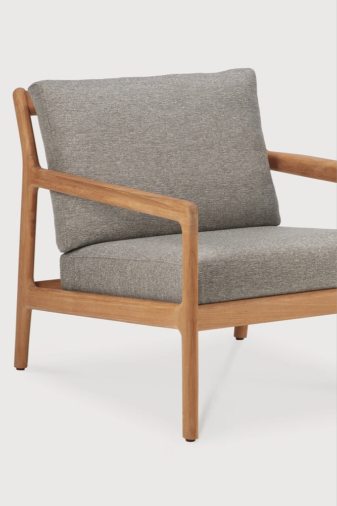 Jack Outdoor Lounge Chair Teak with Mocha cushions