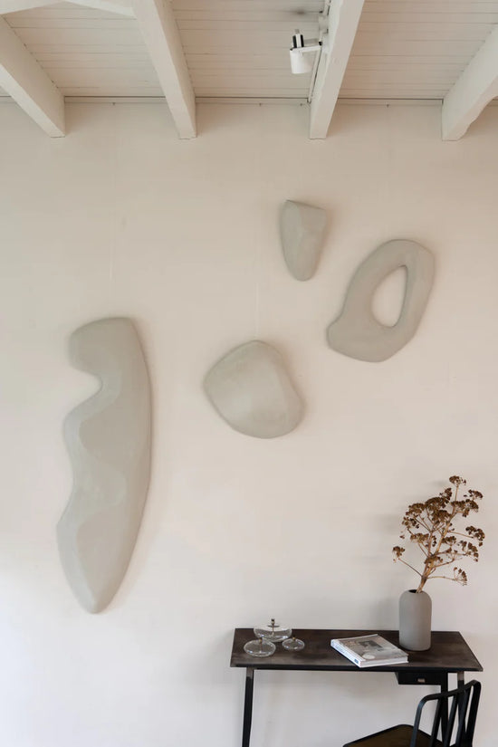 Unique white wall sculptures by Atelier de Rijk, exclusively available at Enter The Loft.