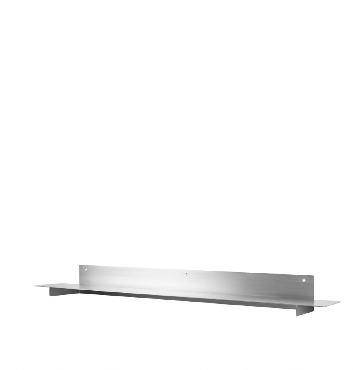 Planar Wall Shelf Brushed Steel