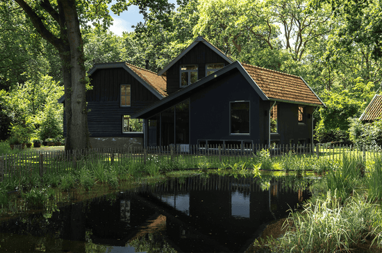 A House In The Woods - At the end of a leafy lane sits a wood-clad home surrounded by forests - Enter The Loft