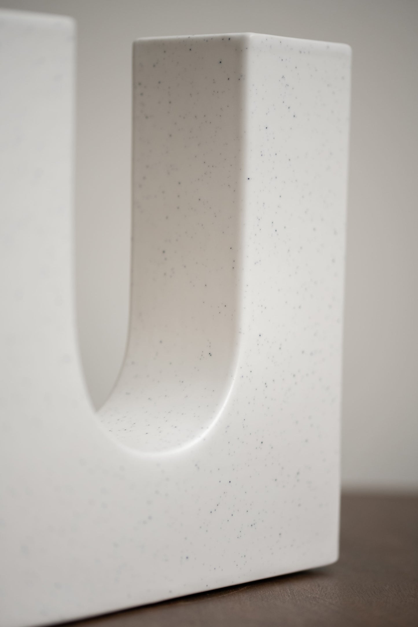 Close-up of the Ceramic Brick Sculpture by Kristina Dam.