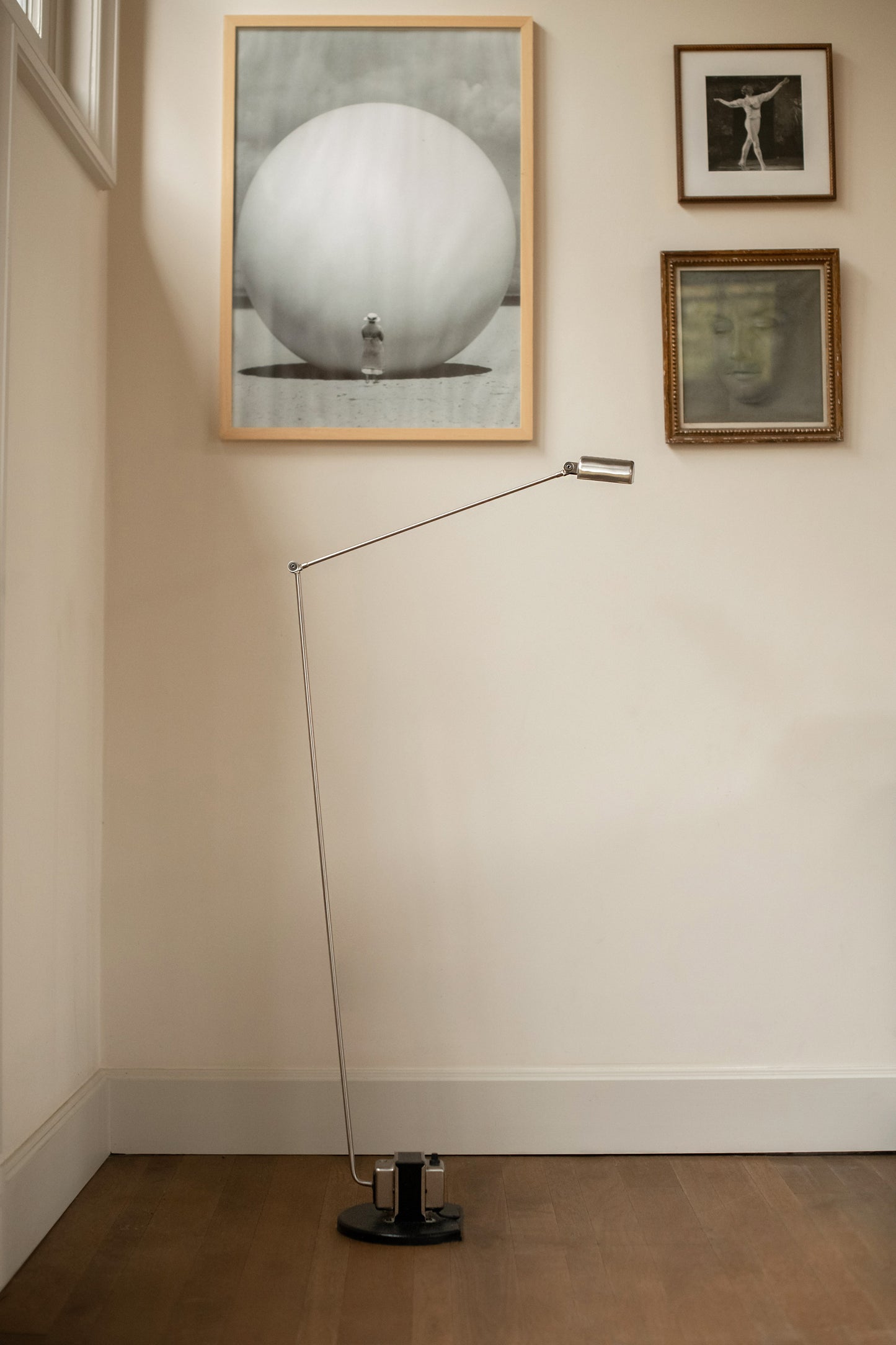 Daphine Terra Floor Lamp Brushed Nickel