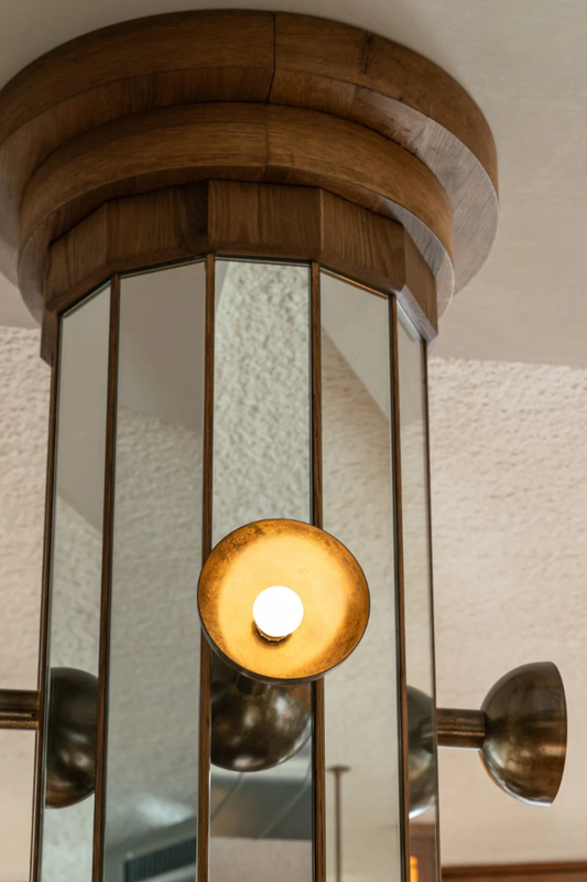 The Catalpa Wall Lamp by Accesori  at Bar Bowie, designed by Koen van Guijze, Floris Koch and Hubert Crijns detail photo