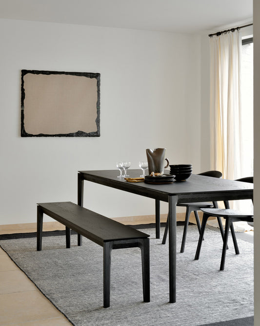 Bok Dining Table Black Oak by Ethnicraft interior setting