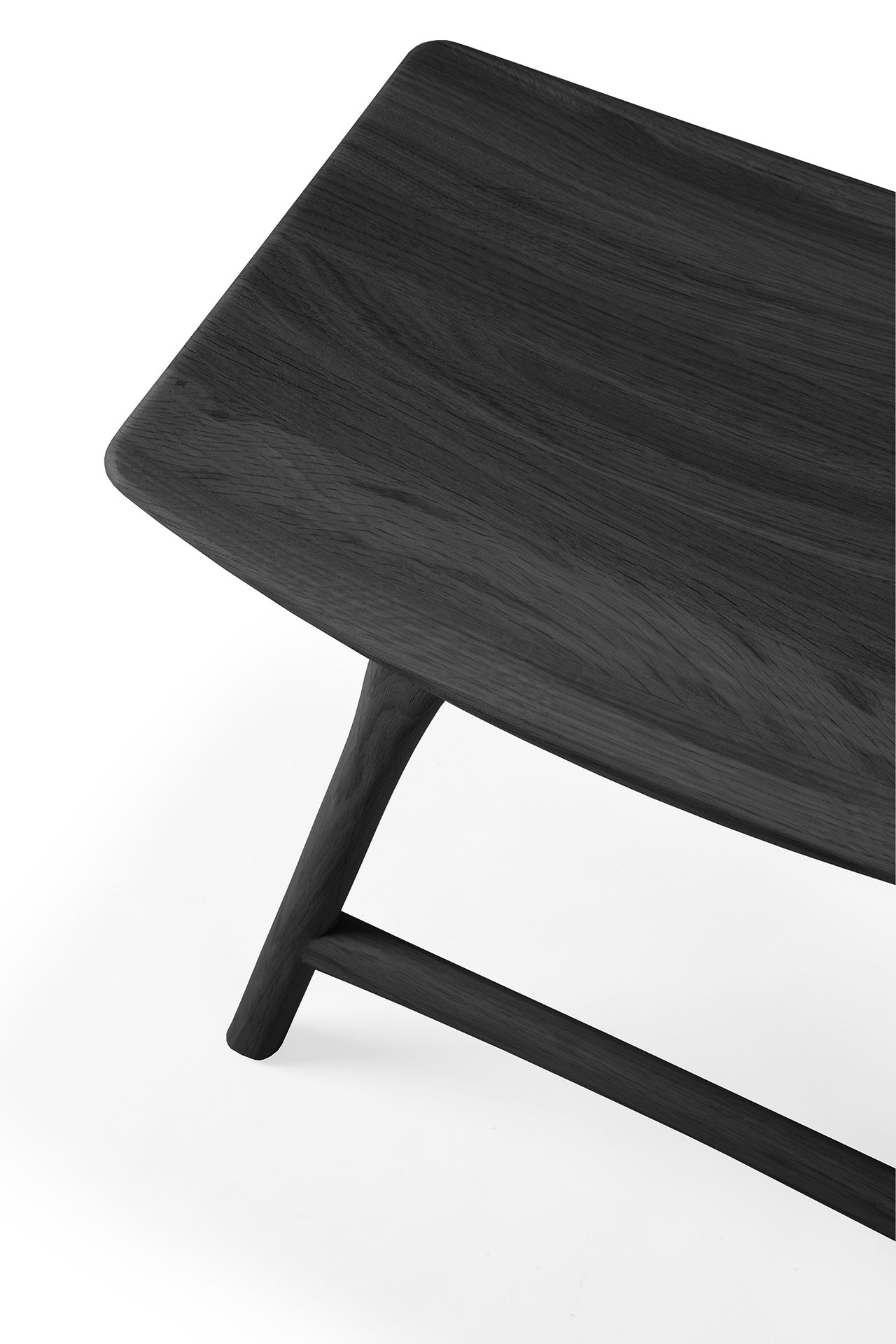 Osso Stool Black by Ethnicraft detail photo