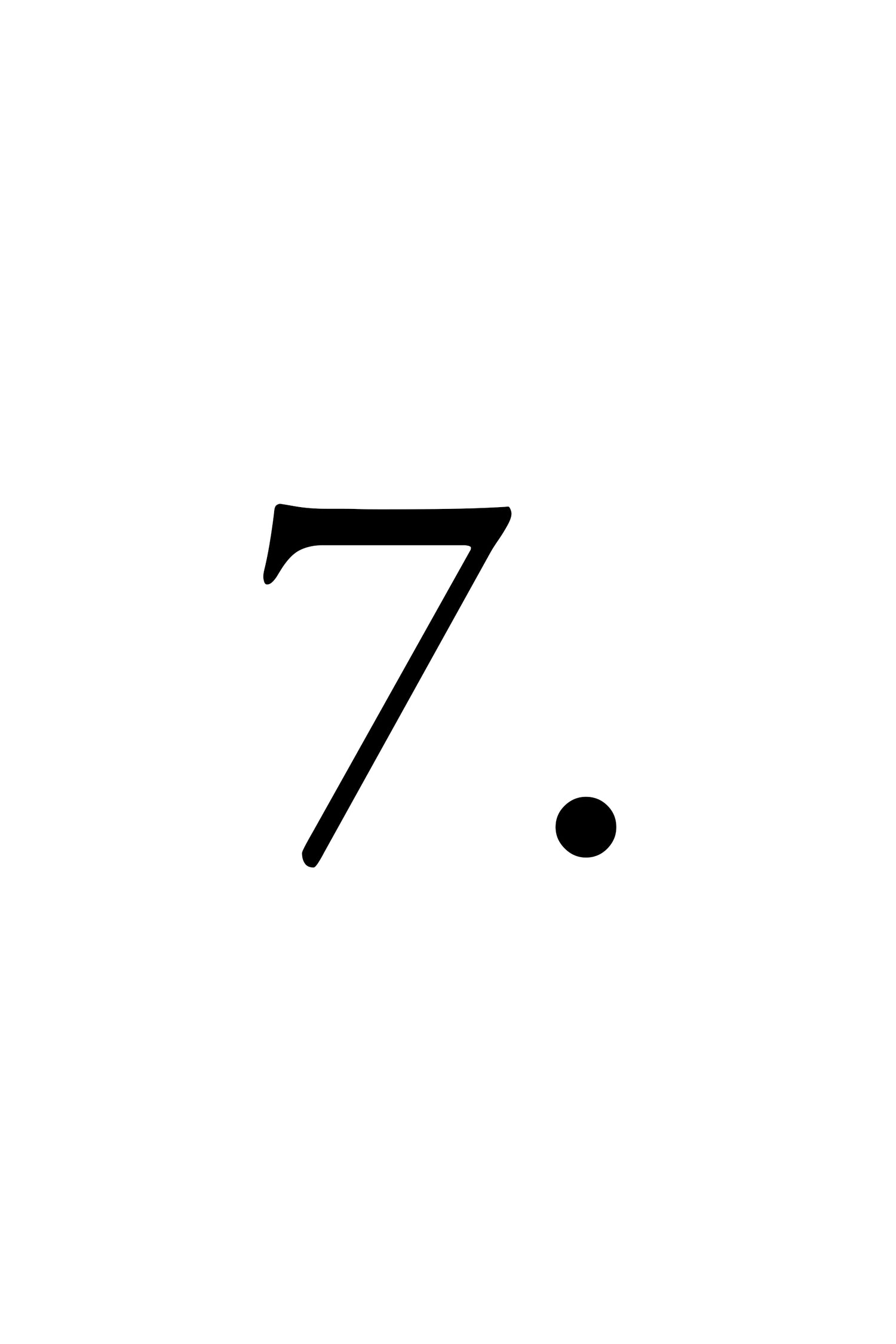 number seven