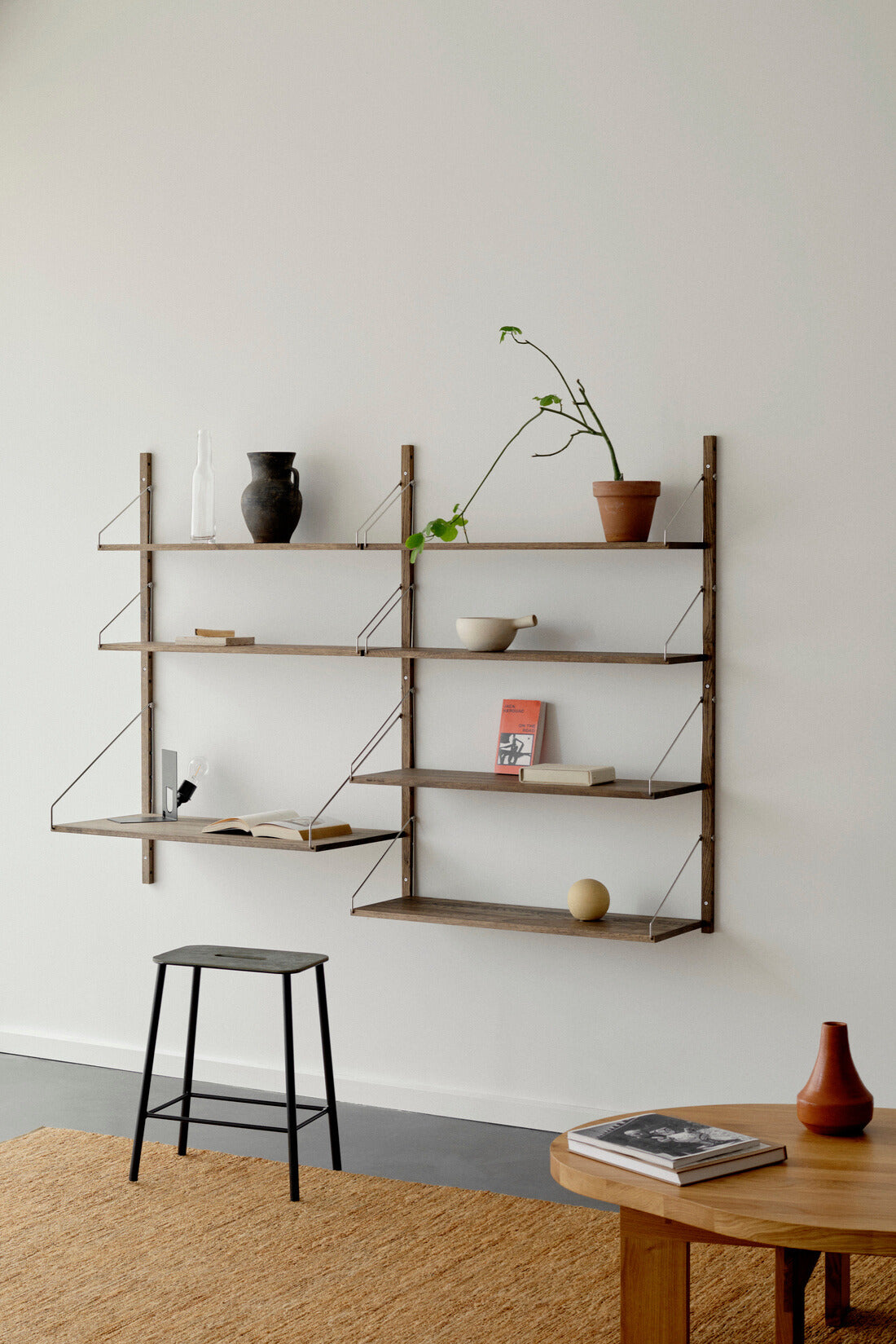 Shelf Library Dark Oak interior