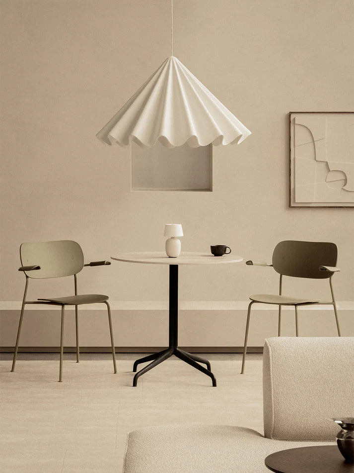 audo copenhagen  outdoor co dining chair inside furniture nexto table and lamp.
