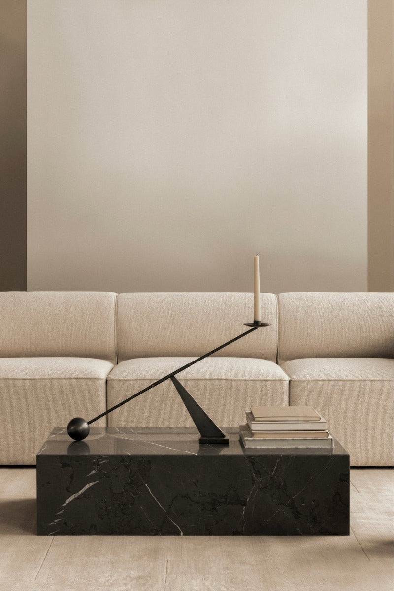 Interconnect Candle Holder Bronzed Brass by Colin King, Audo Copenhagen