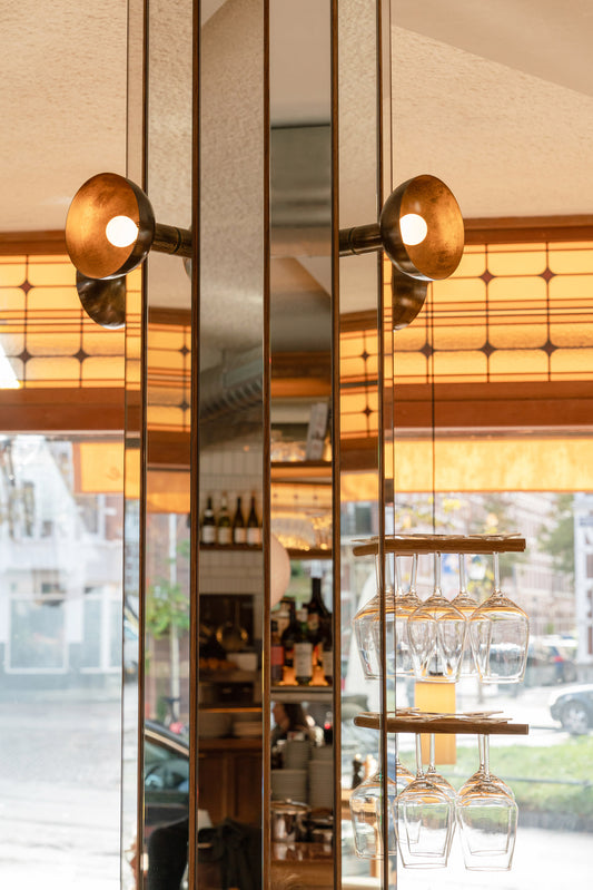 Catalpa Wall Lamp by Accesori at Bar Bowie, designed by Koen van Guijze, Floris Koch and Hubert Crijns