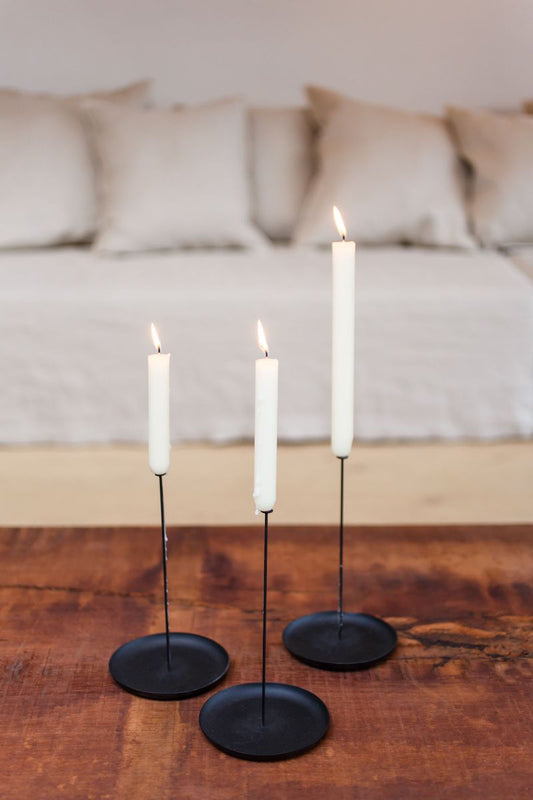 ENO Studio Candle Pin - Candleholder Metal Black