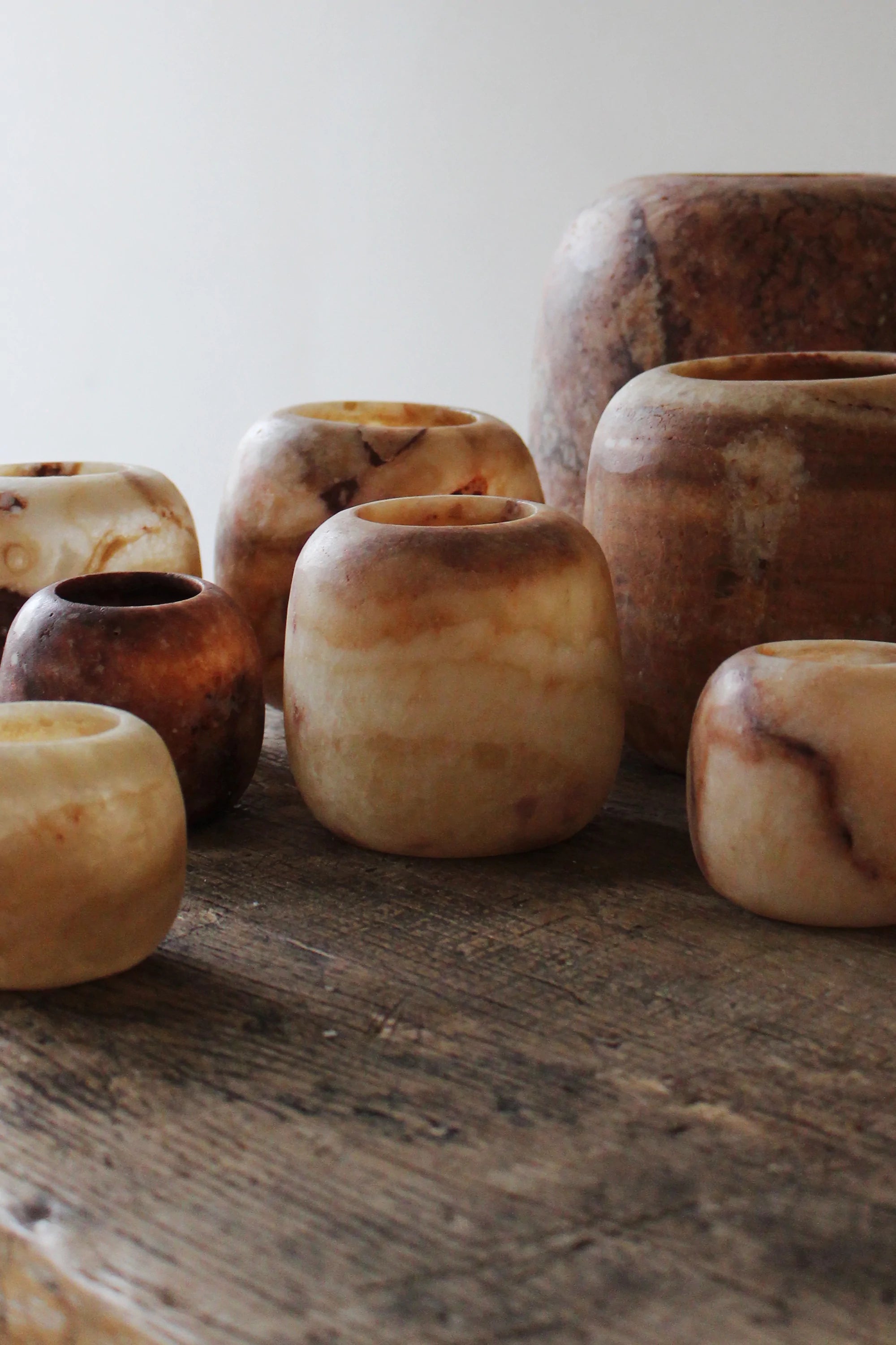 Alabaster Tealights Brown - Enter The Loft