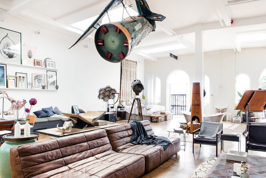 The Loft I - a room decorated with all our favourite finds in the field of furniture, arts, accessories and curiosa. - Enter The Loft