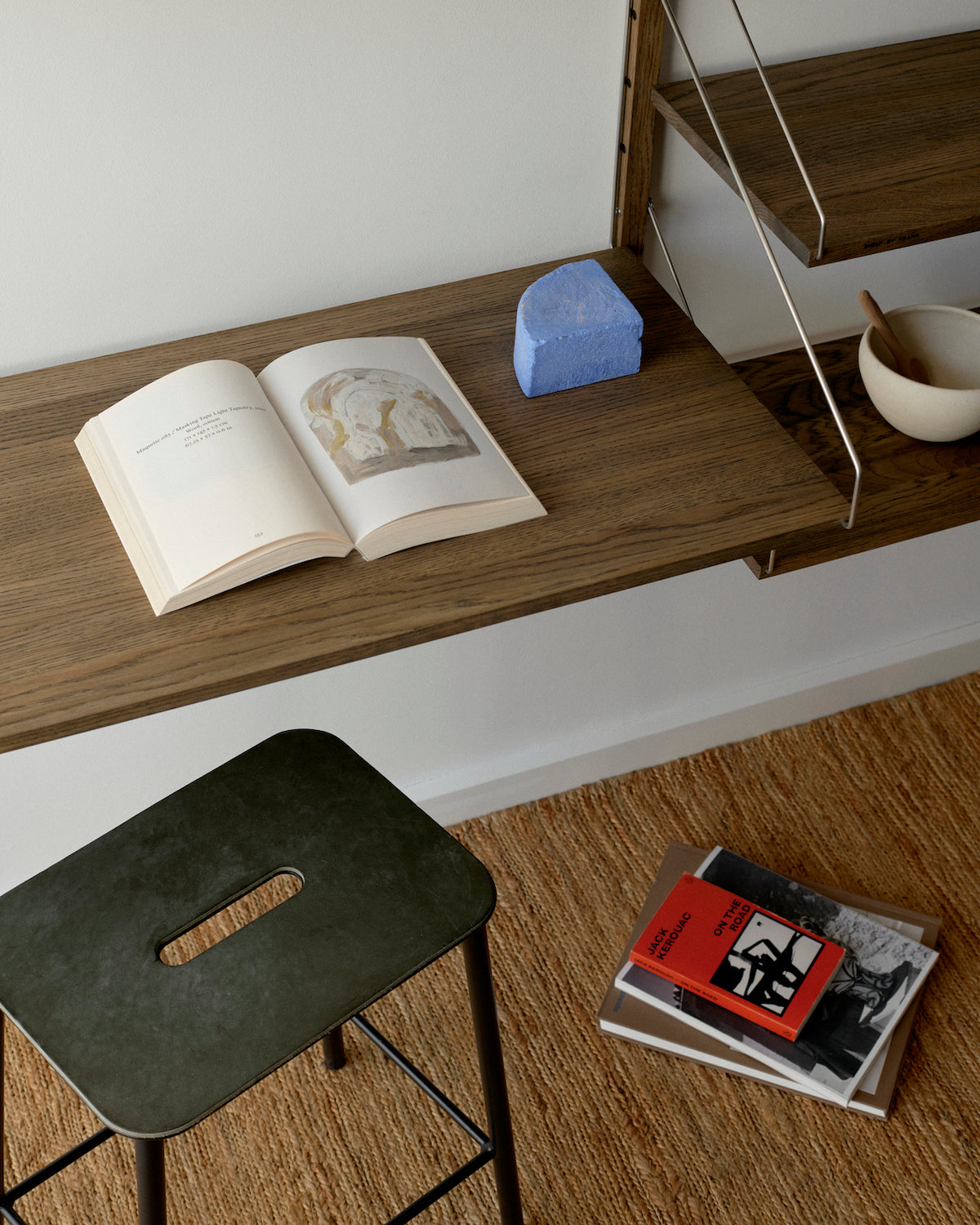 Shelf Library Dark Oak interior detail