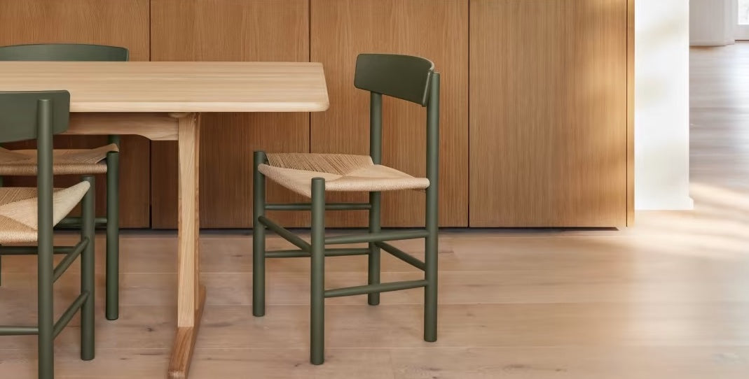 J39 Khaki Mogensen Dining Chair Wood