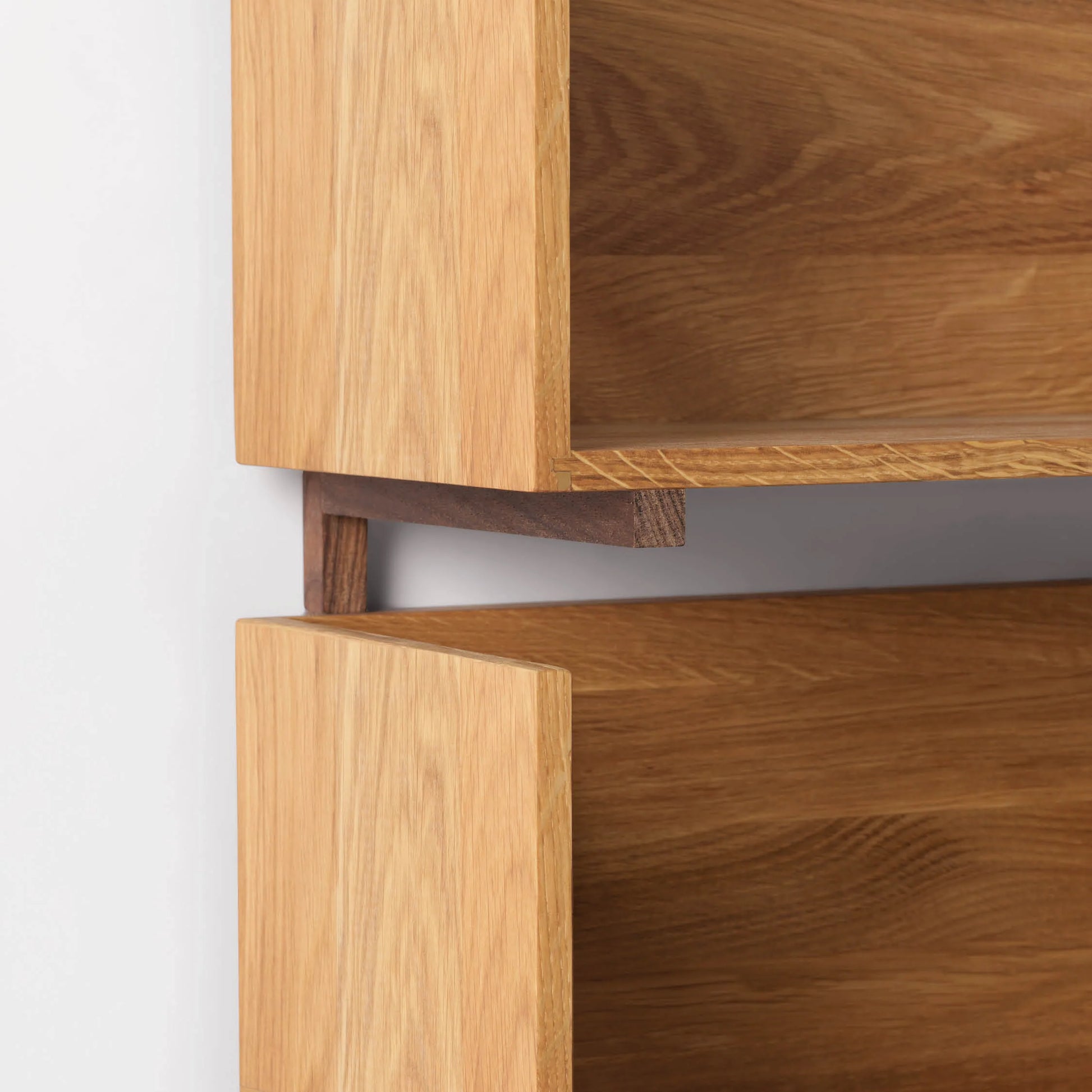 Stack Wall Shelf Oak by Kristina Dam detail photo