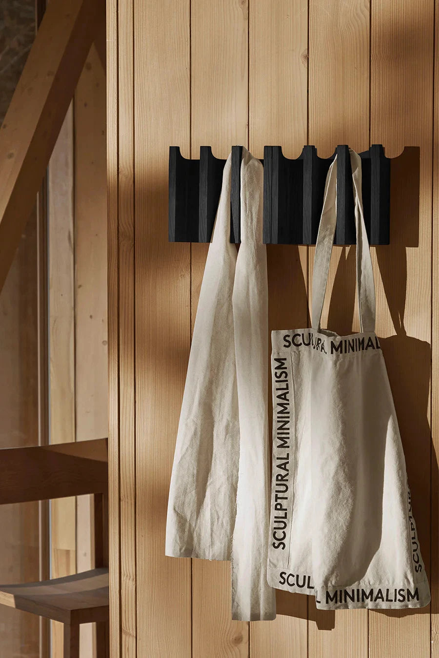 Column Coat Rack Black by Kristina Dam