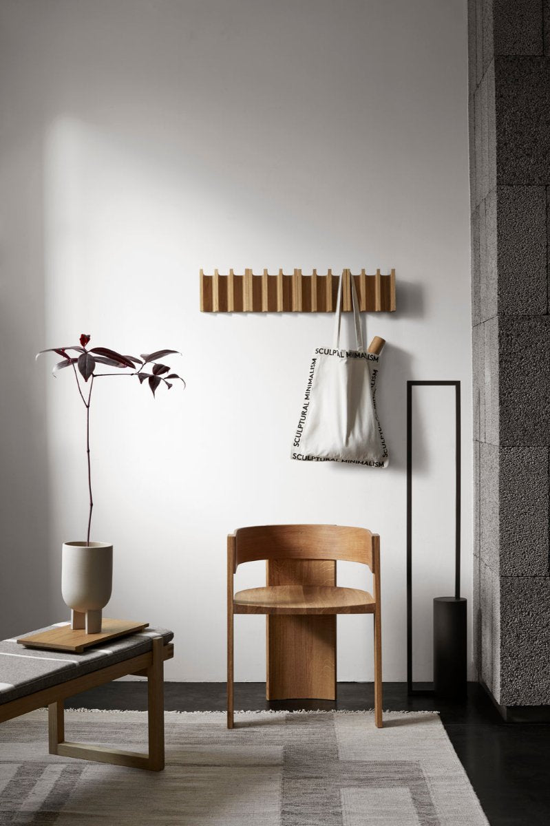 Column Coat Rack, Oak, Kristina Dam | The Loft – Enter The Loft