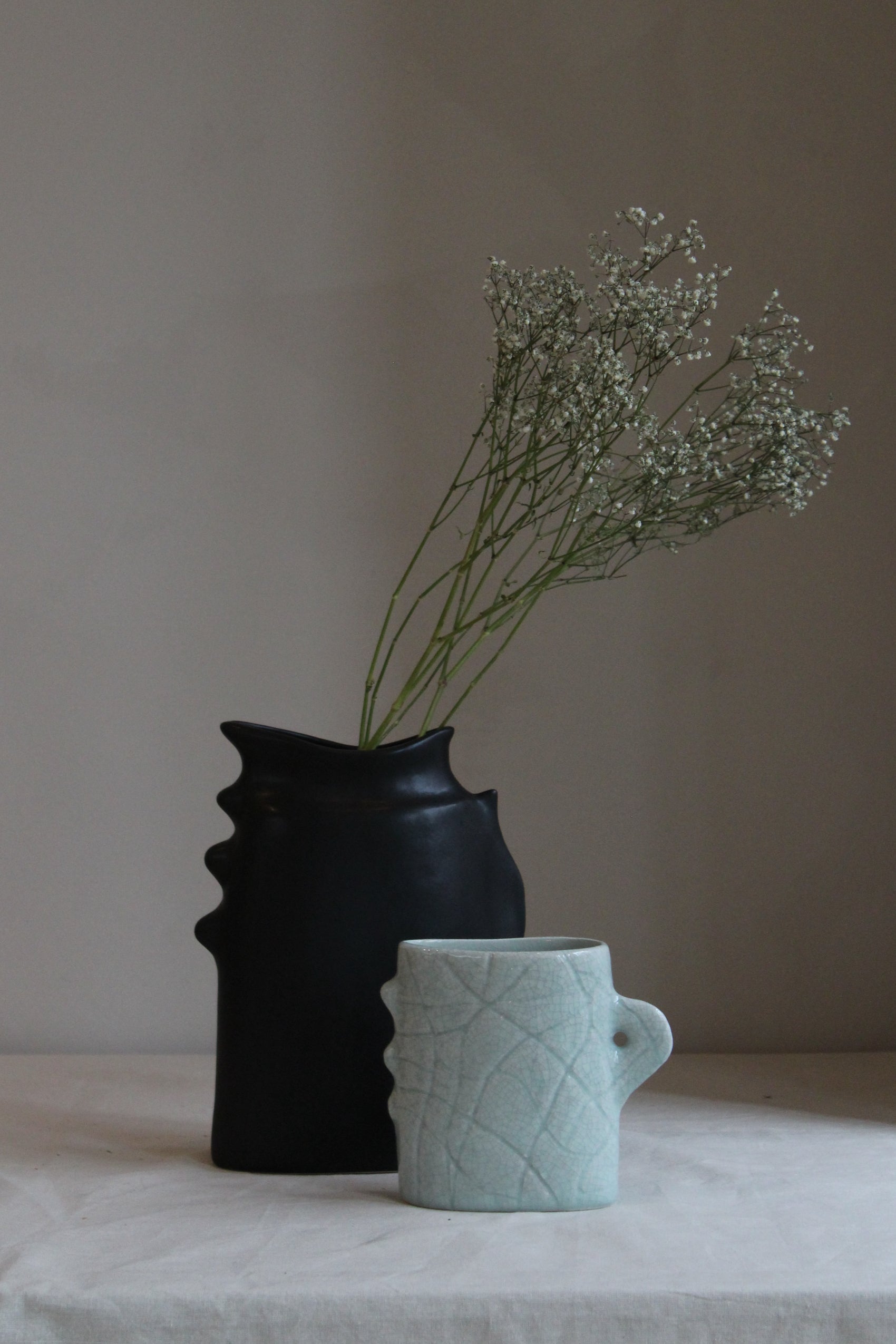 Homere Celadon Vase by Jars Ceramistes at Enter The Loft.