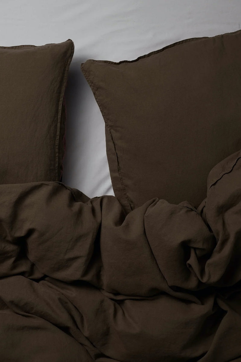 Duvet cover Linen Dark Brown by SUITE702