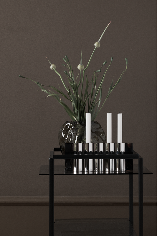 Ripply Candle Holder from New Works, by designer Cristián Mohaded as decoration