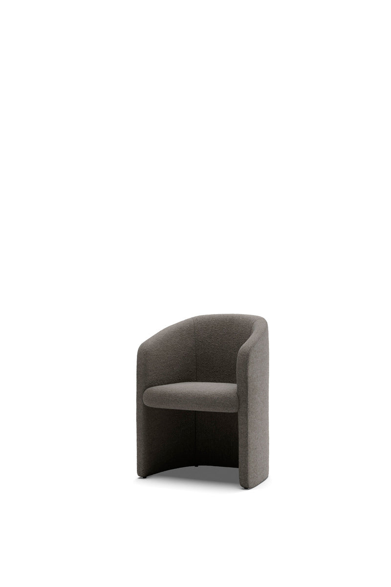 covent club chair new works dark taupe