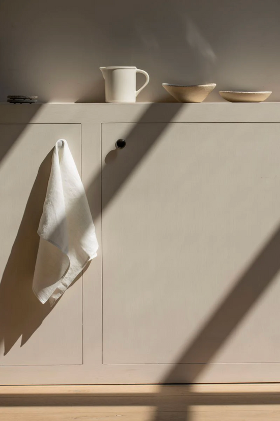 Timeless Linen - Tea Towel White - Enter The Loft