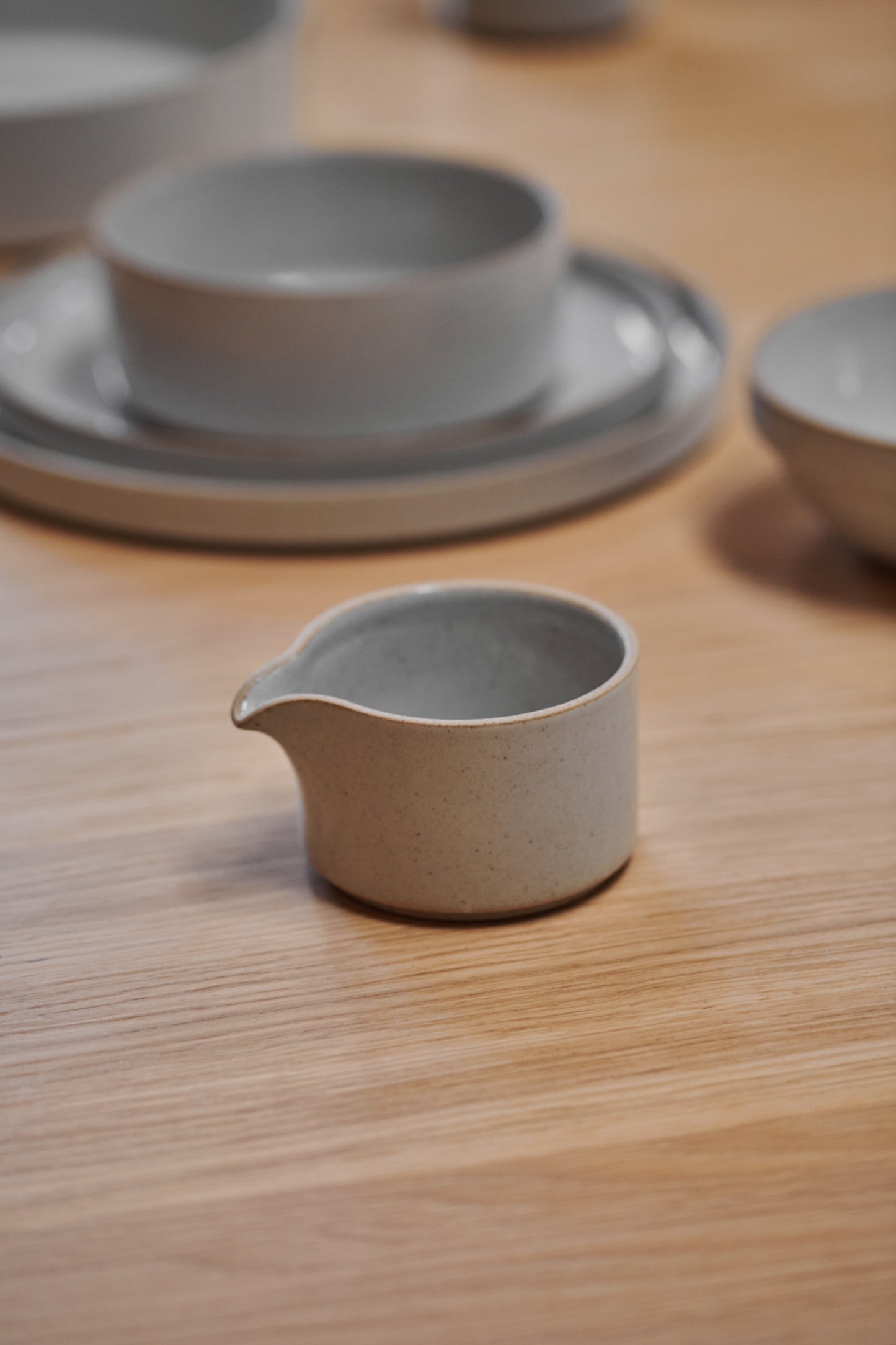 Cream Pitcher Grey by Hasami Porcelain