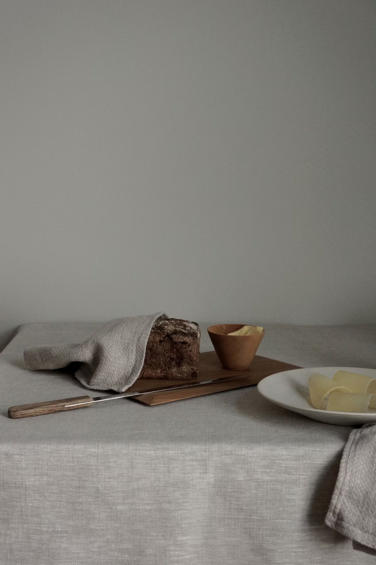 bonni bonne bowl birch bowl wood on dining table used as butter bowl