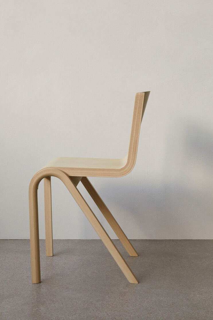The Ready Dining Chair Without Upholstery in Natural Oak from Audo Copenhagen. 