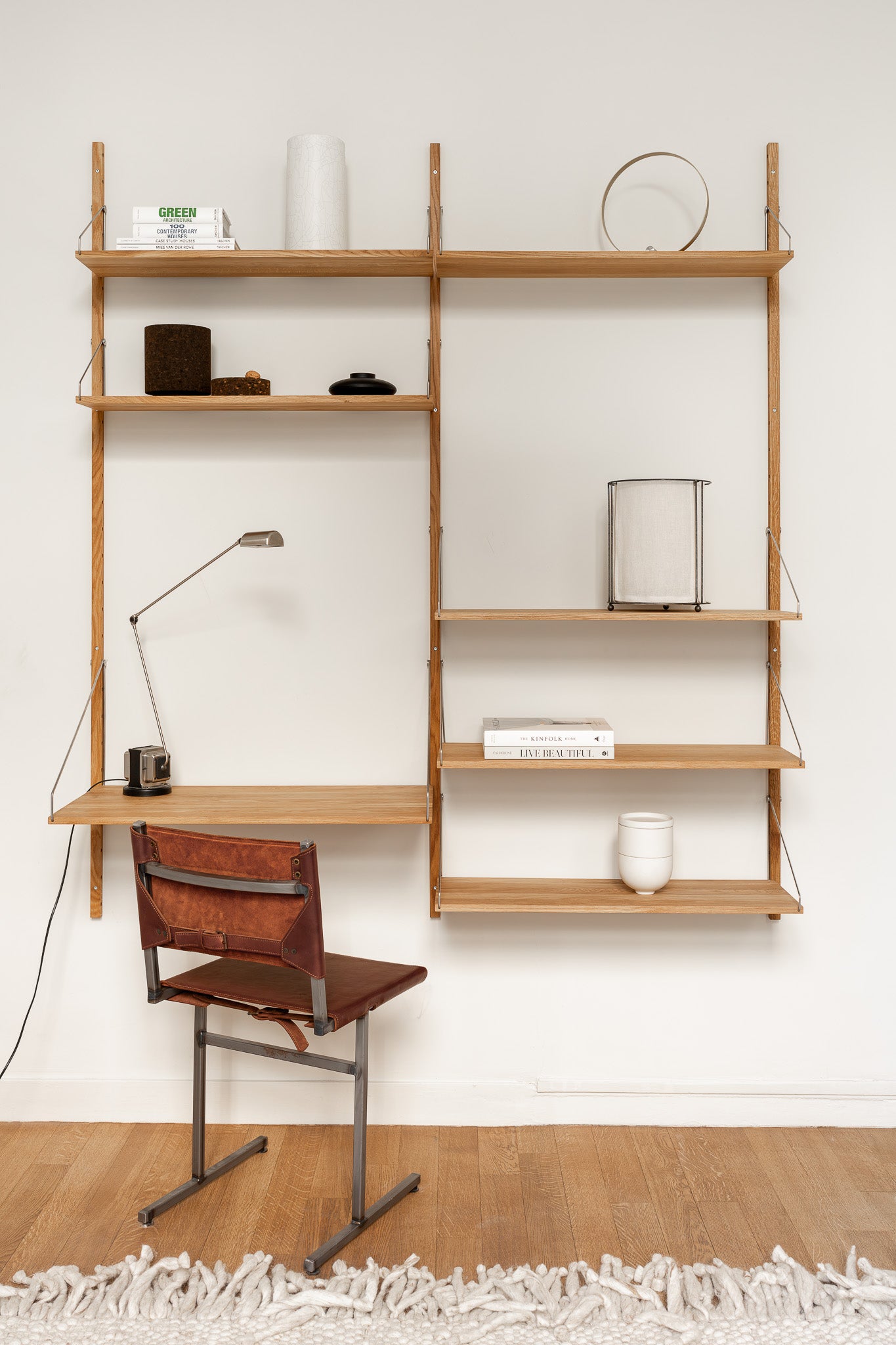 Shelf Library Natural Oak by Frama