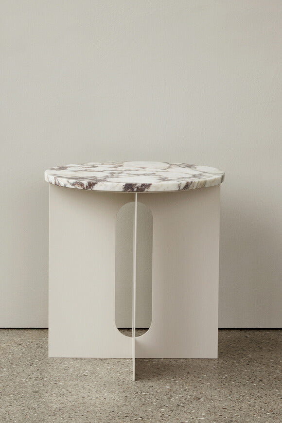 The Calacatta Viola Marble on Ivory Steel from Audo Copenhagen