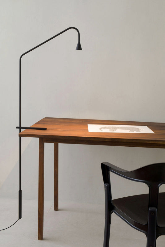 Austere Table Lamp in Gunmetal by Trizo21