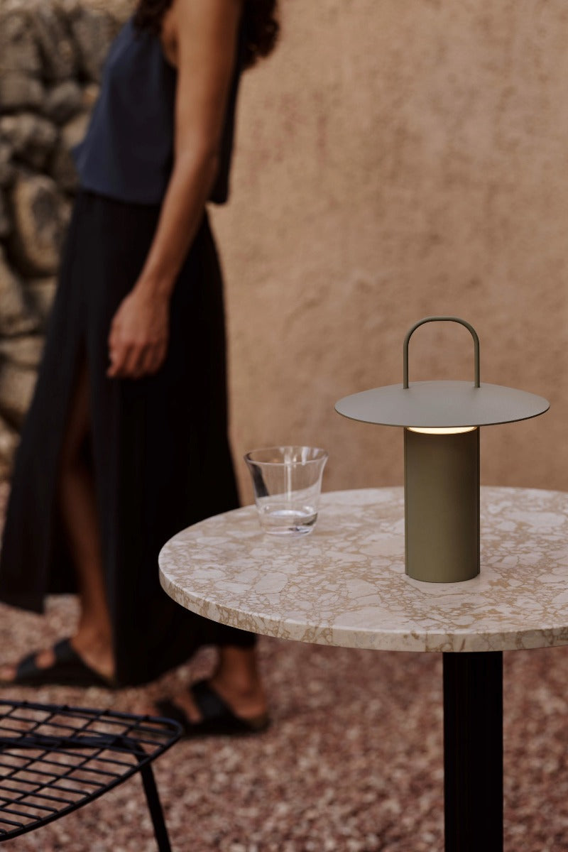 Ray Portable Lamp Green by Daniel Schofield for Audo Copenhagen (Menu)