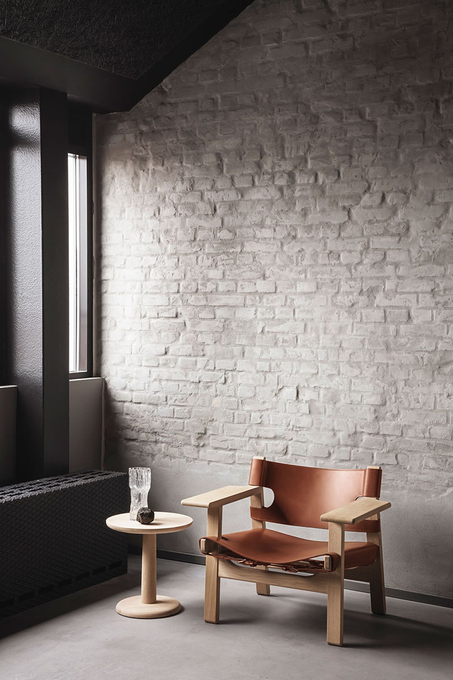 Fredericia The Spanish Chair - Cognac Leather - a sustainably designed chair with an oak wooden frame and vegetable leather seating - Enter The Loft