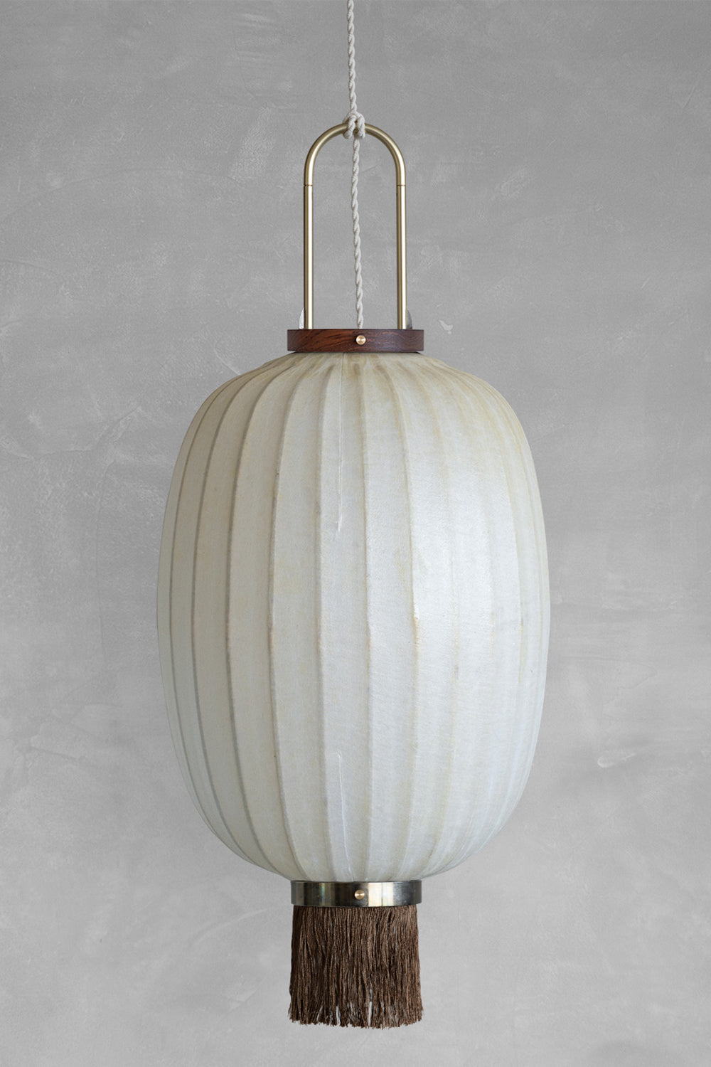 The Oval shape Heritage Lantern White XL by Taiwan Lantern.