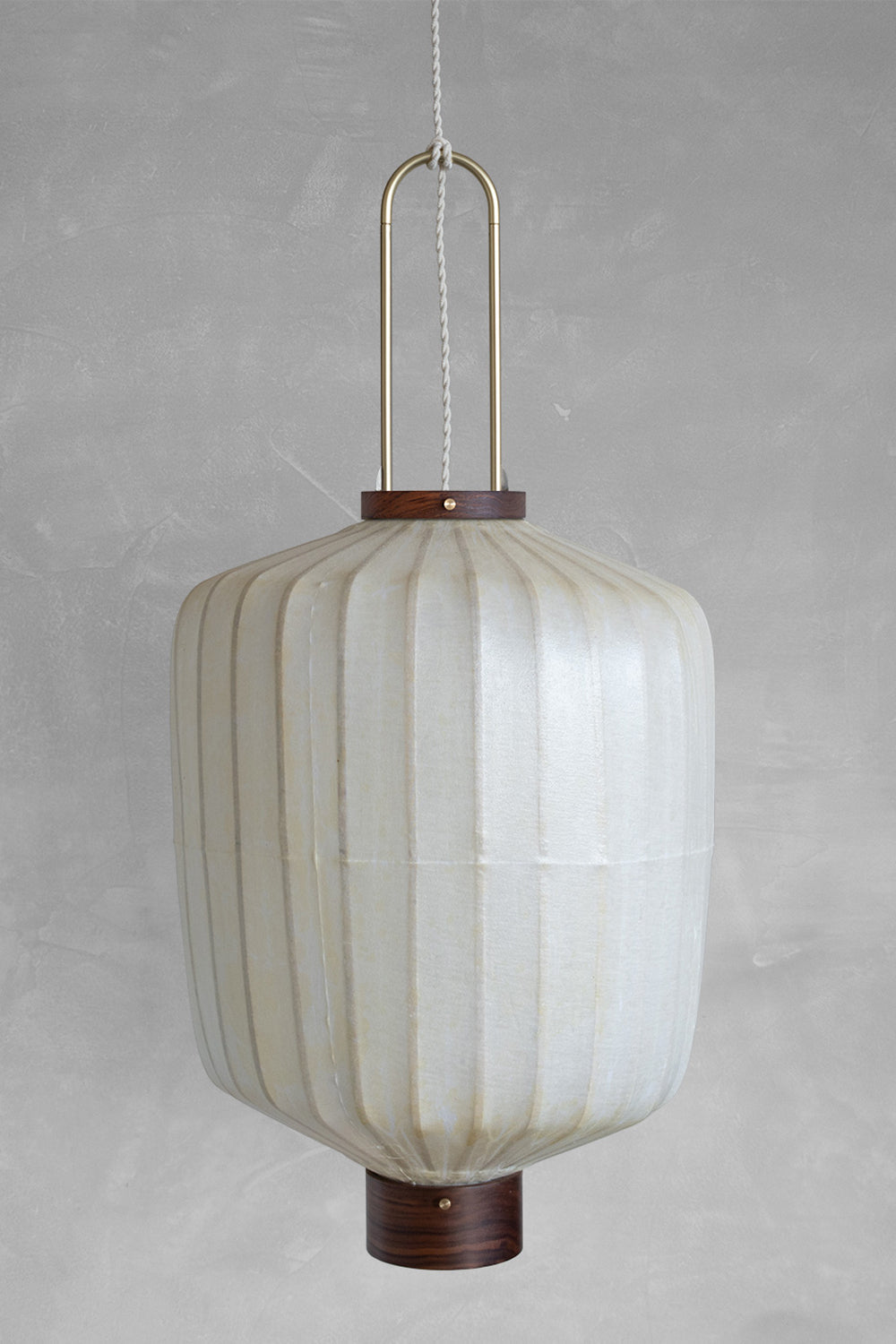 The Bucket shape Heritage Lantern White XL by Taiwan Lantern.