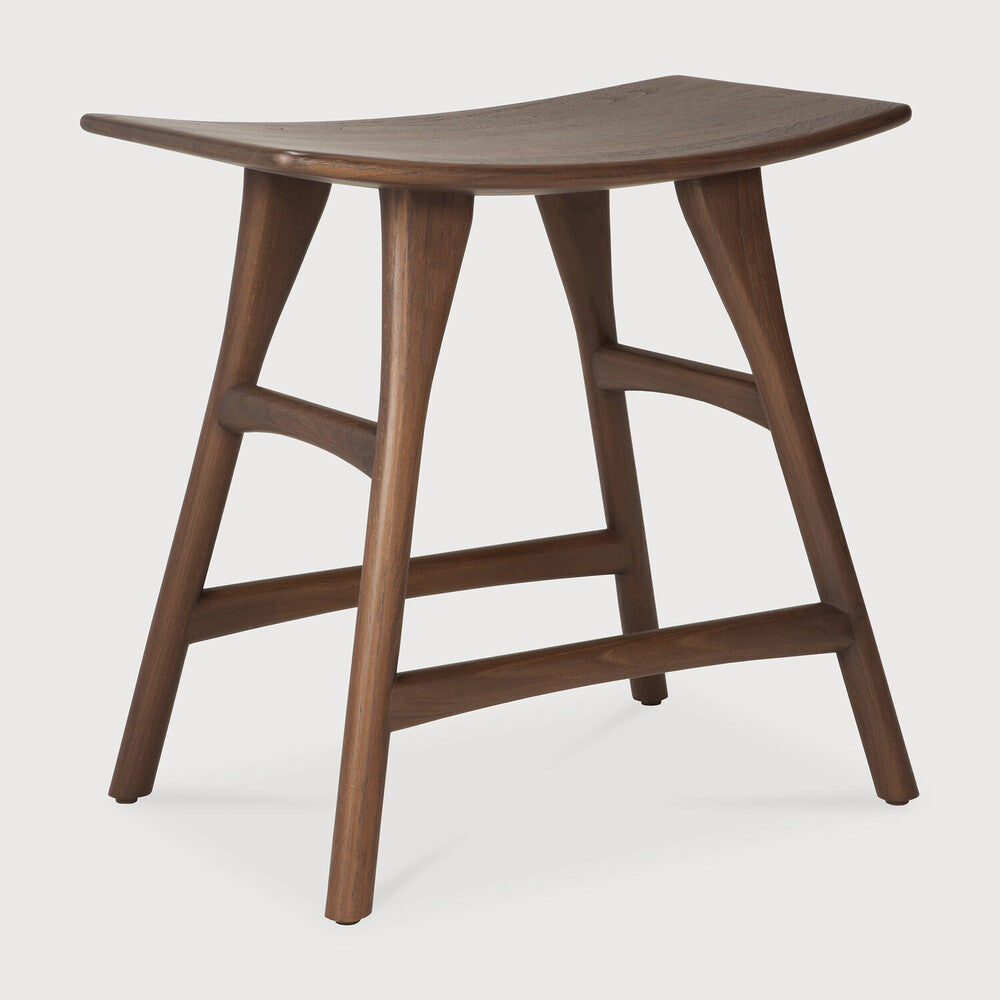 Osso Stool Teak Brown by Ethnicraft detail photo 4