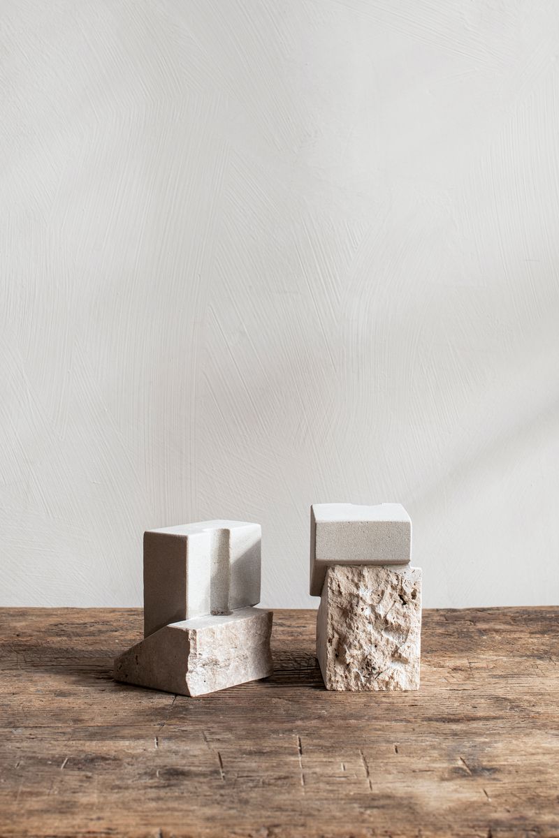 Offset Candleholder by Kristina Dam seen from multiple angles.