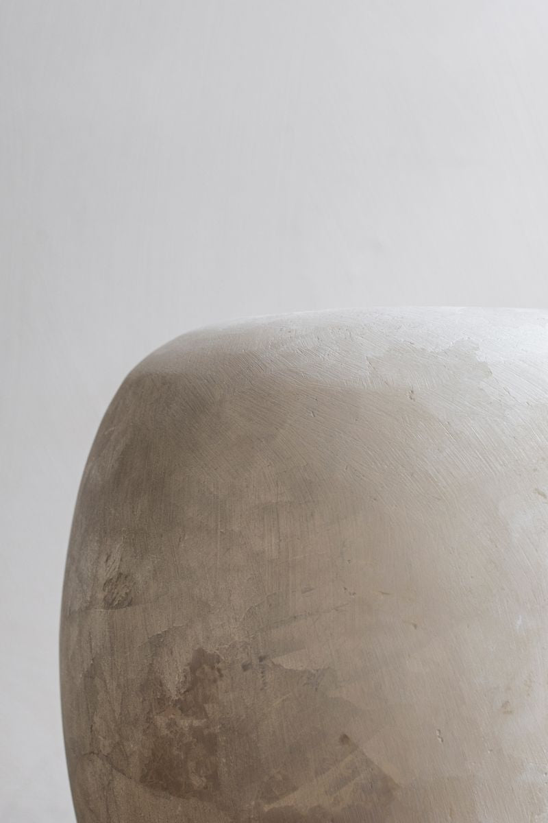 Close-up of the Alabaster Tealight by The Loft Selects.