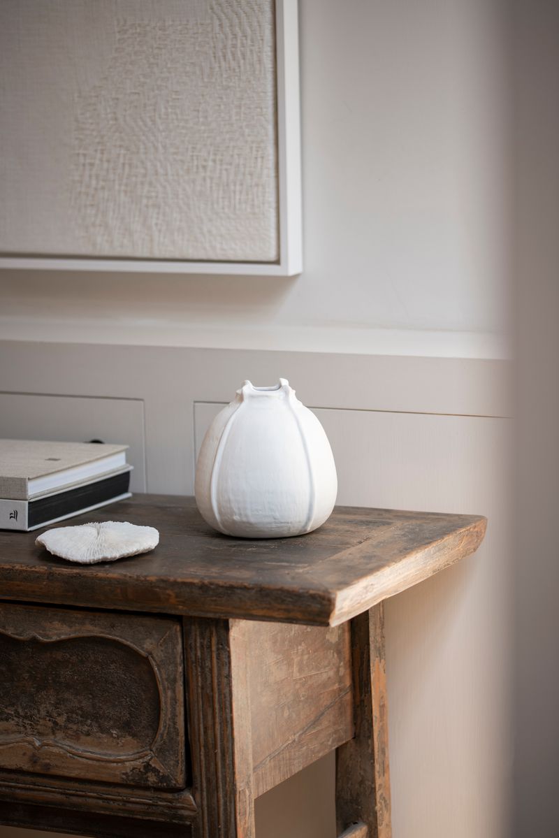 Yang Vase White by Jars Ceramistes at Enter The Loft.