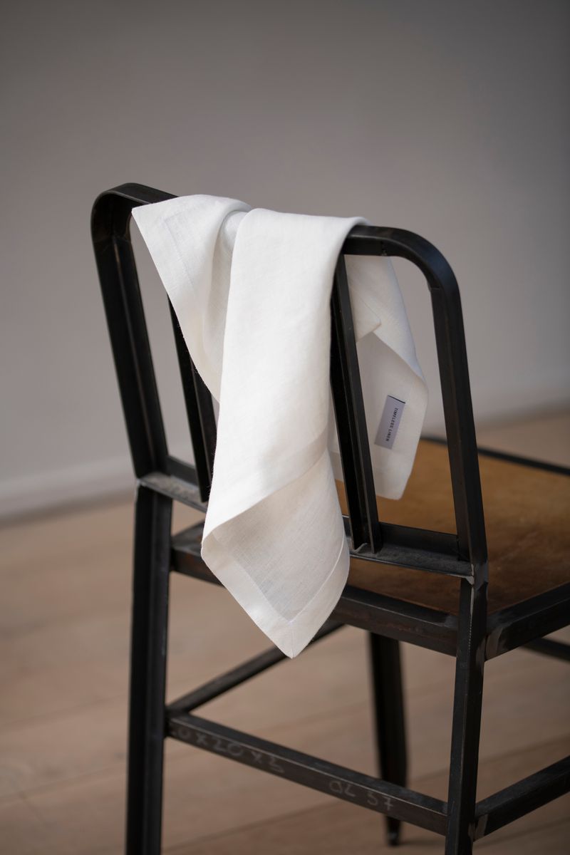 Linen Napkins by Timeles Linen Off White 2