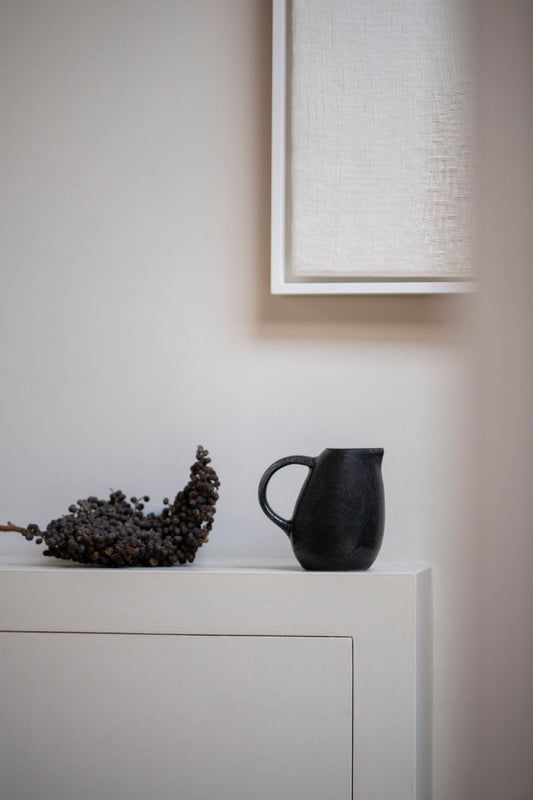 Kuro Pitcher by Jars Ceramistes at Enter The Loft.