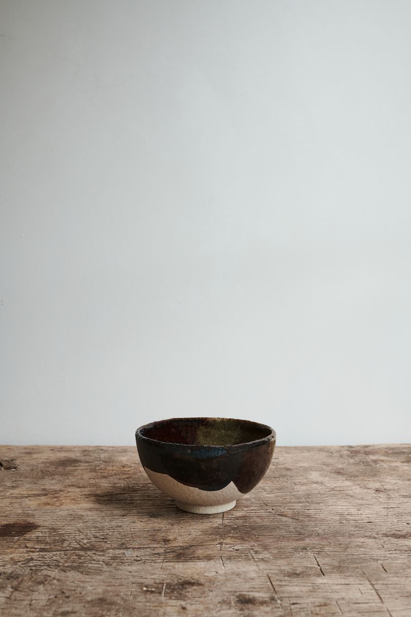 Seidou Bowl by Jars Ceramistes on wooden table.