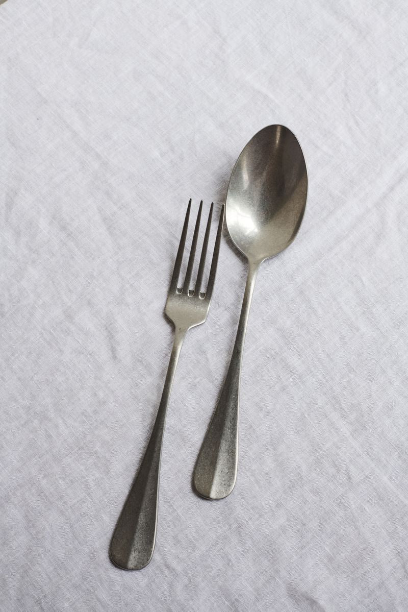 Serving Fork and Spoon from the Baguette Vintage Serving Cutlery collection by Sambonet.