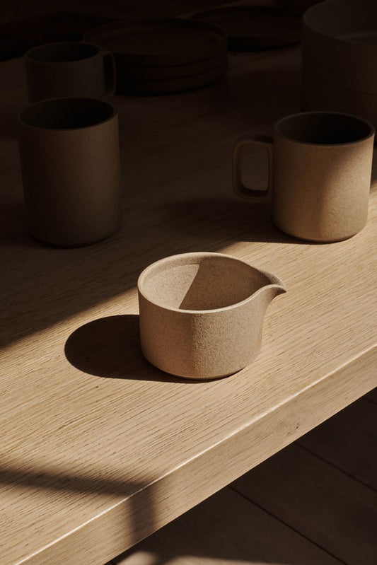 Cream Pitcher Natural by Hasami Porcelain