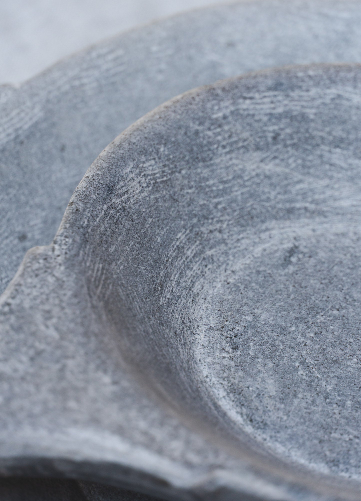 Details of the Stone Marble Platter by The Loft Selects.