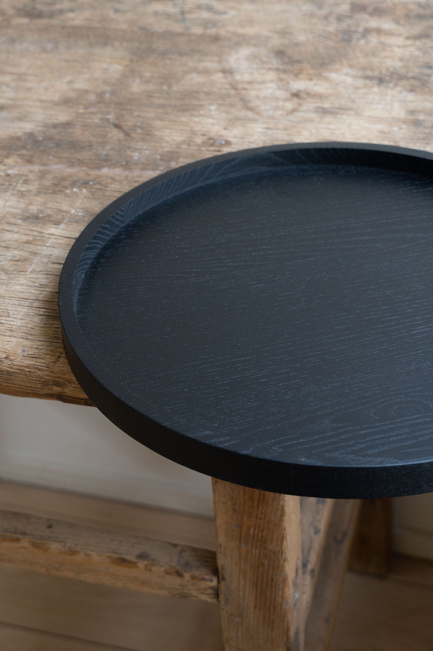 Serax Vincent van Duysen Passe-Partout Round Tray Black – Enter The Loft