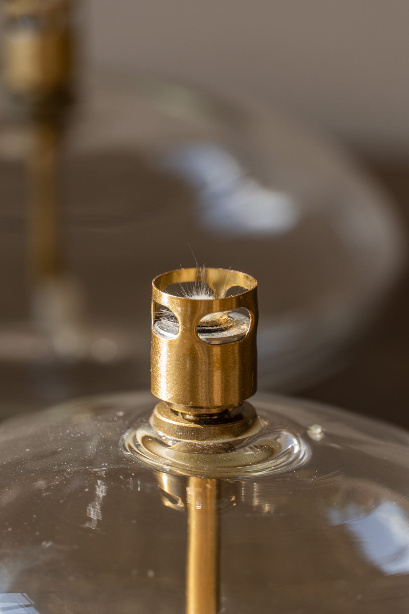 Details of the Ova Oil Lamp by The Loft Selects.