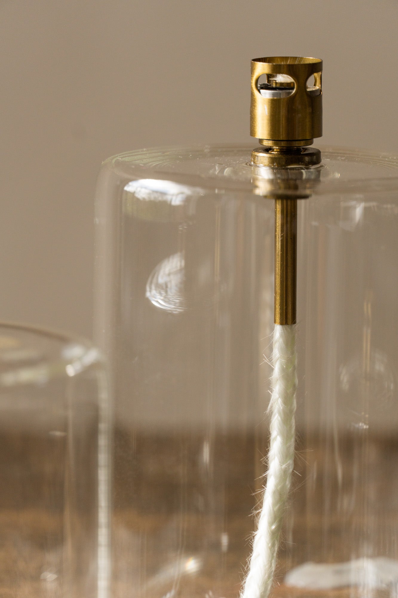 Details of the Cyl Oil Lamp by The Loft Selects.
